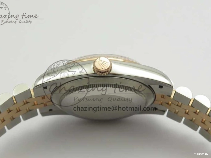 Jubilee RG Dial RG GMF SS 904 Wrapped on RG A2836 Roman Bracelet SS 36mm DateJust Wrapped 116231 0323